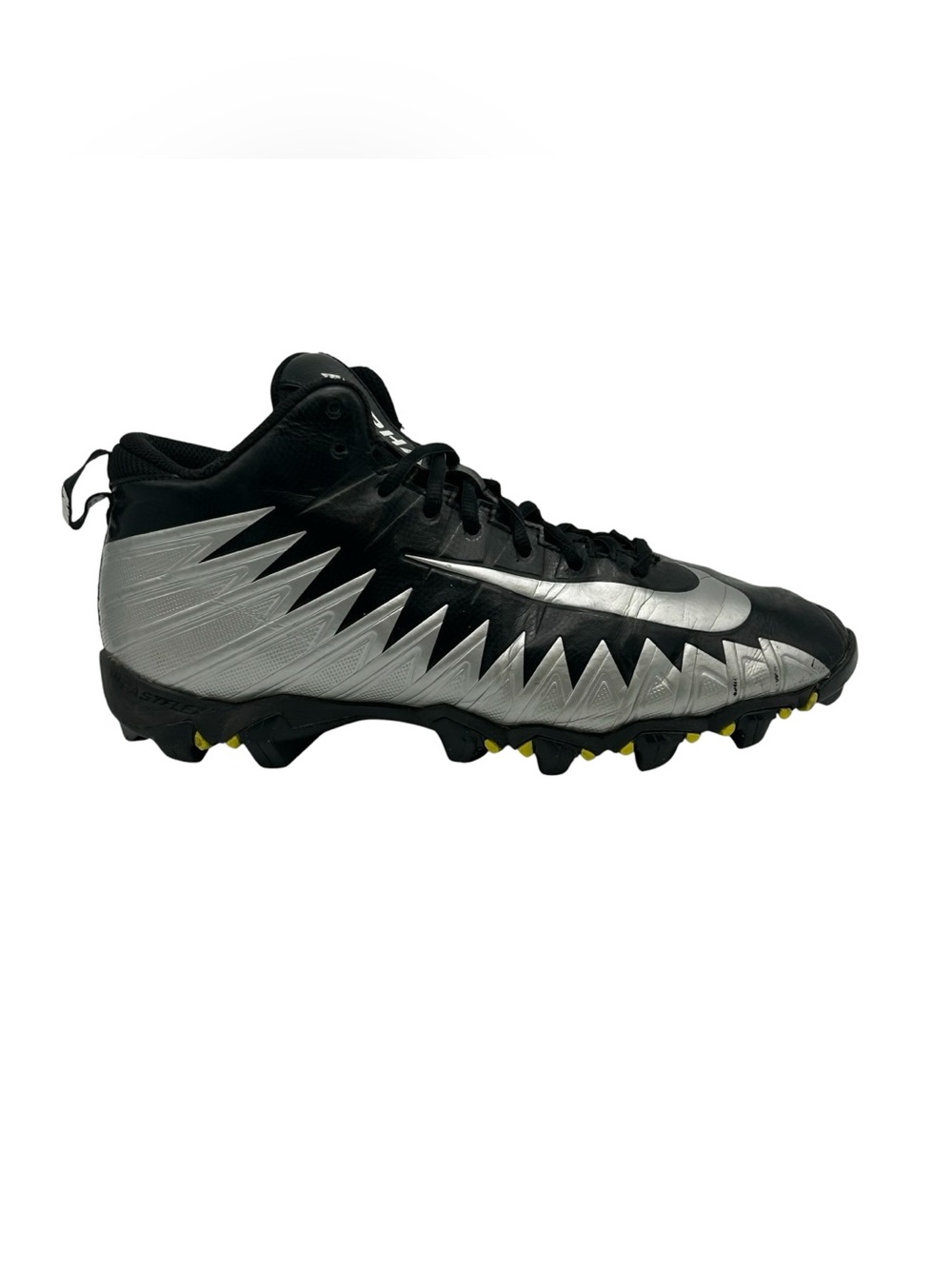 Nike Alpha Menace Shark Mens Size 8.5W Football Cleats Mid Top 899372-001